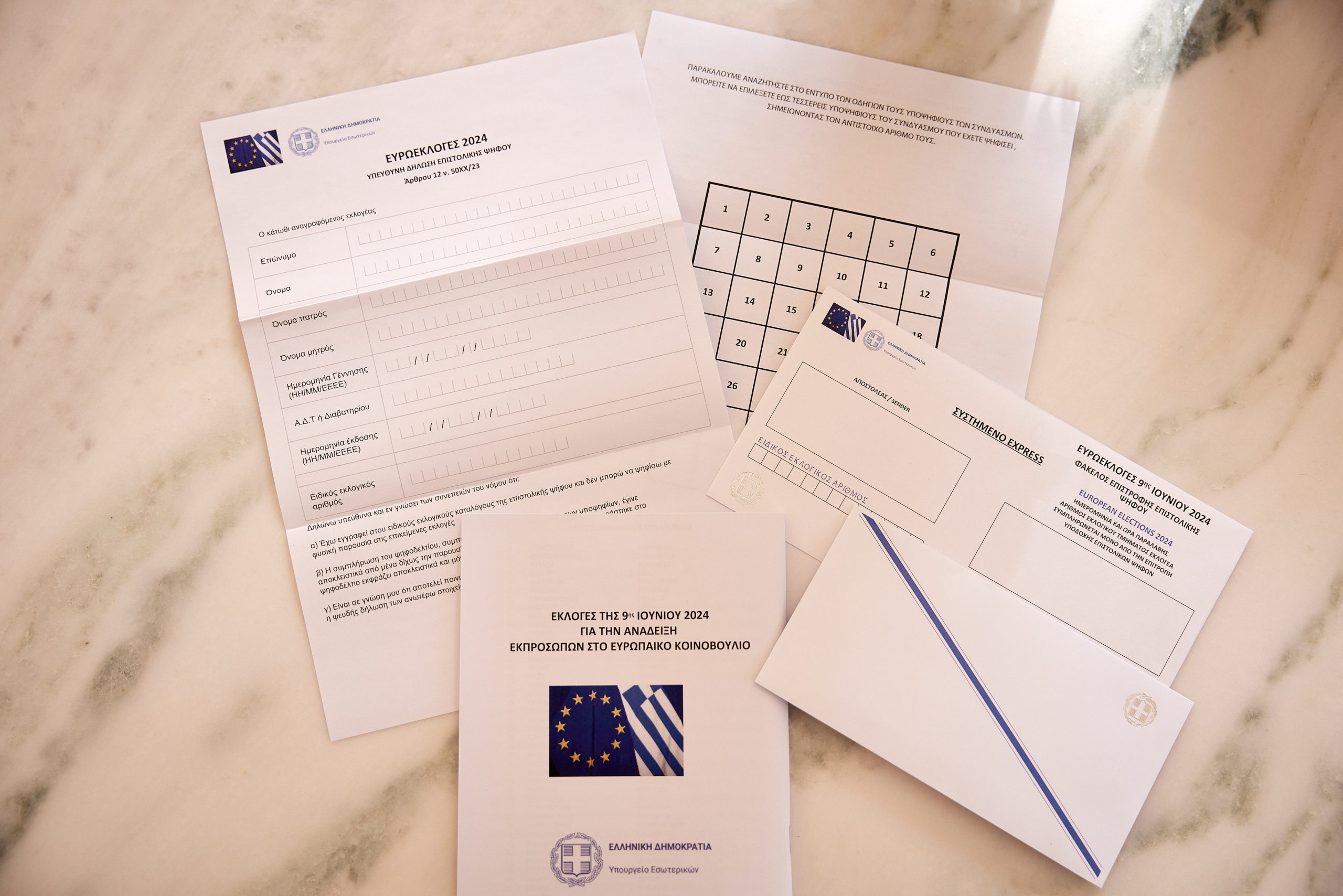 PM Mitsotakis Announces Postal Voting for EP Elections