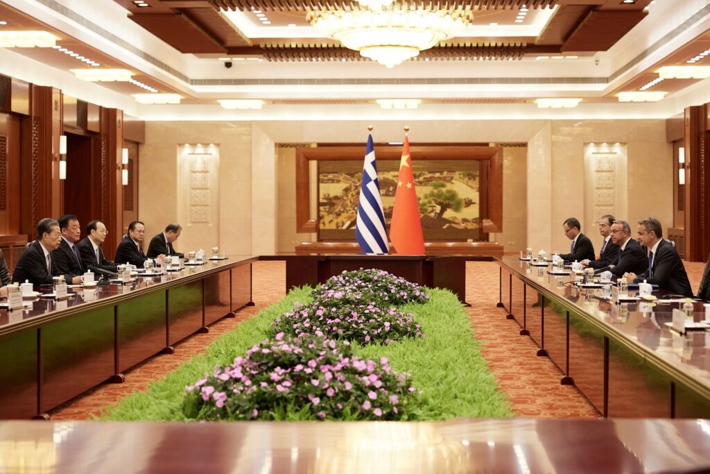 Greek PM Mitsotakis Meets With Chinese President Xi Jinping