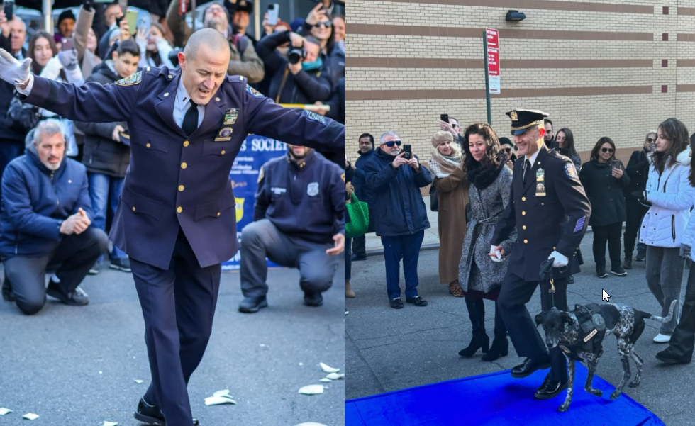 NYPD Lieutenant Retires The ‘Greek’ Way (video)