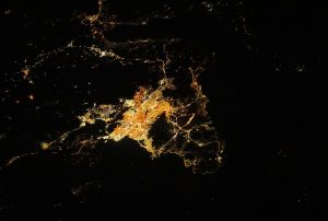 “Athens at Night” Snapped at Intl. Space Station