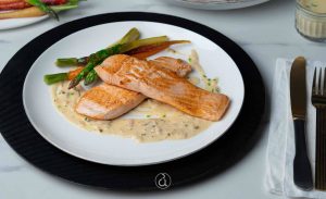 Salmon ala Creme