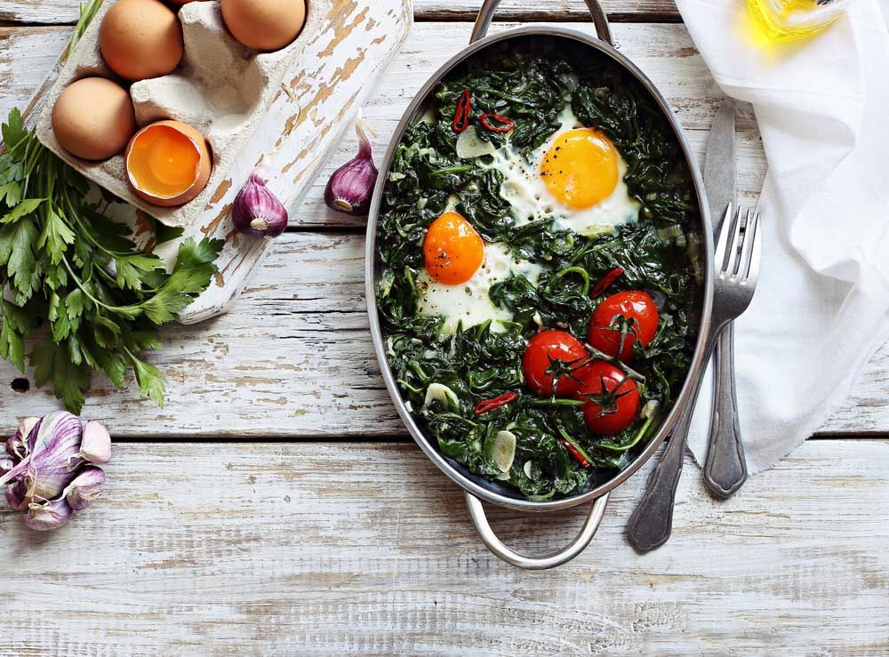 ROTD: Spinach & Eggs