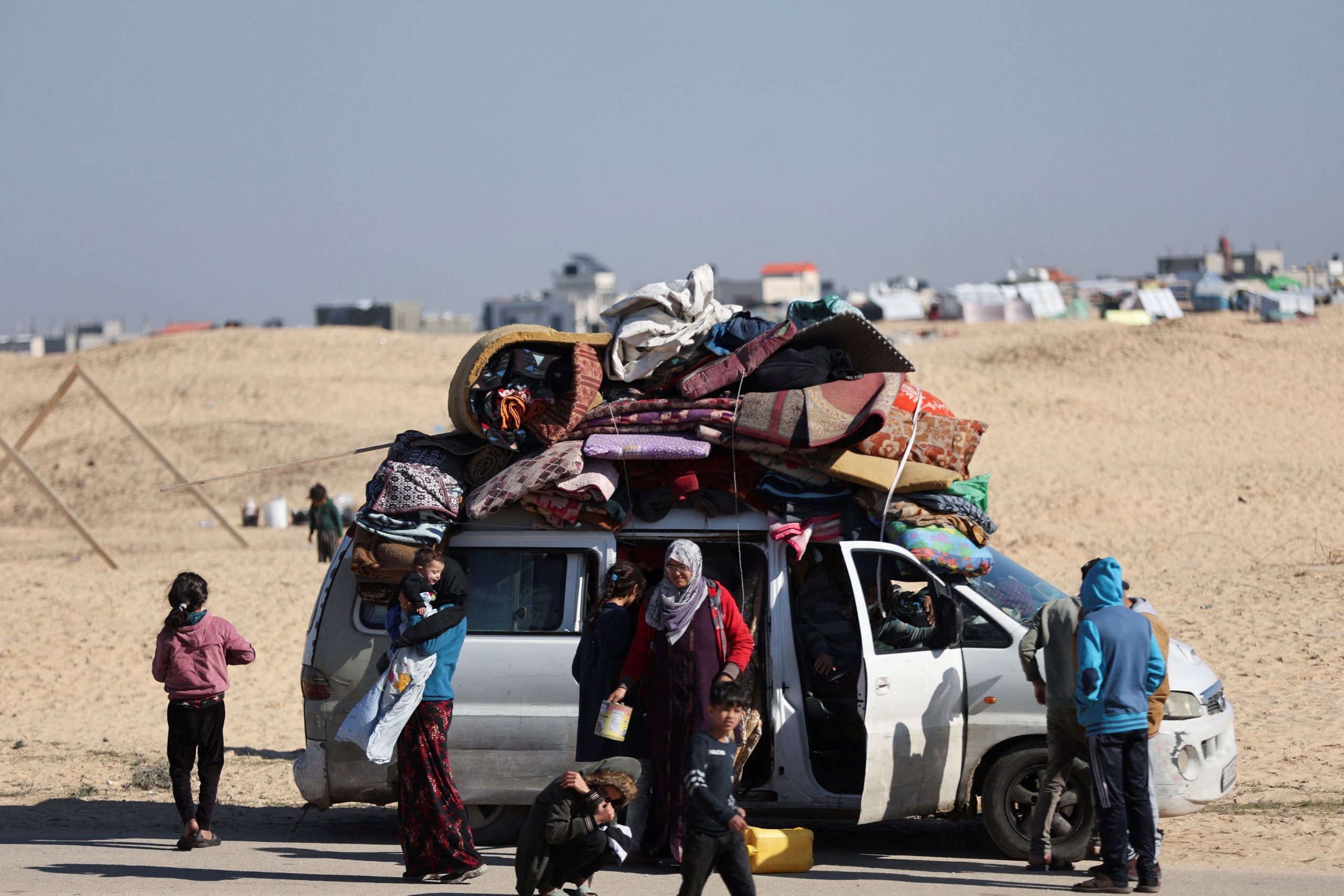 For Fleeing Palestinians, Gaza Has Shrunk—by Two-Thirds
