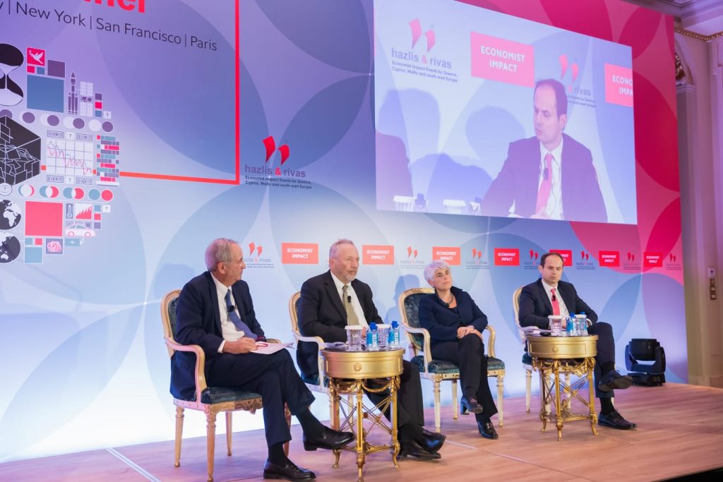 Economist Event in Athens Focuses on Global Economy in 2024; Challenges Facing Shipping