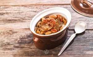 Chickpea and Butter Bean Casserole