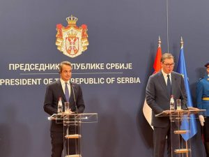 PM Mitsotakis in Serbia: ‘We are Interested in Energy and Transportation connection’