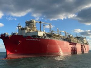 FSRU off Alexandroupolis Receives First LNG Shipment