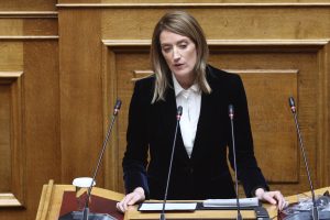 EP President Roberta Metsola in Greek Parliament: ‘Greece the Cradle of Democracy’