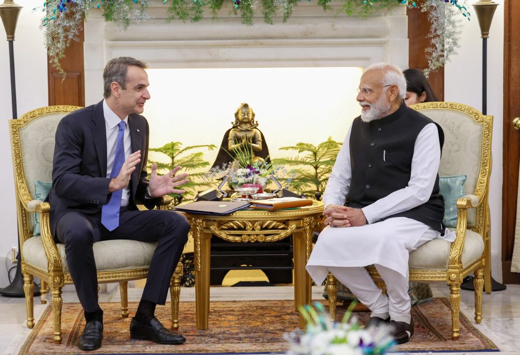 Greek PM Mitsotakis and PM of India Modi Pledge to Enhance Bilateral Relations