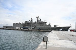 Greek DM Dendias Visits HN Frigate Hydra in Djibouti