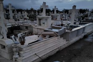 Tornado Strikes Western Greece Messolonghi Region Overnight