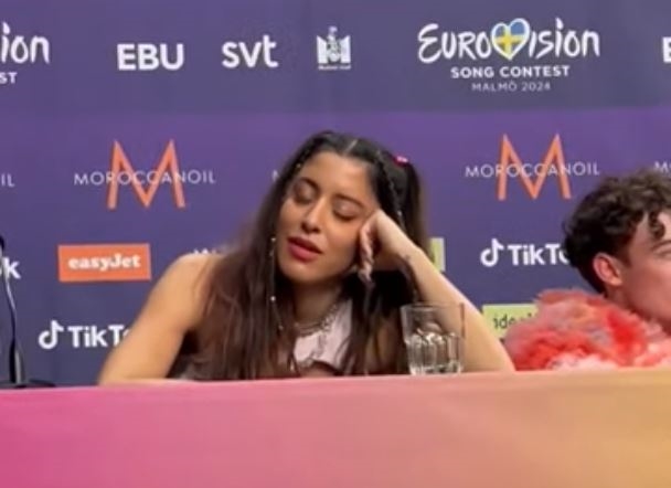 Eurovision: Yawns by Marina Satti During Israeli’s Comments Spark Reax