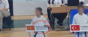 New Prespa Provocation: Young Judoka Hides ‘North’ Part with Hand