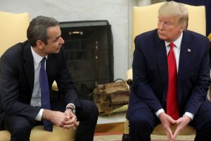 PM Mitsotakis Holds Phone Call with U.S. President-Elect Donald Trump