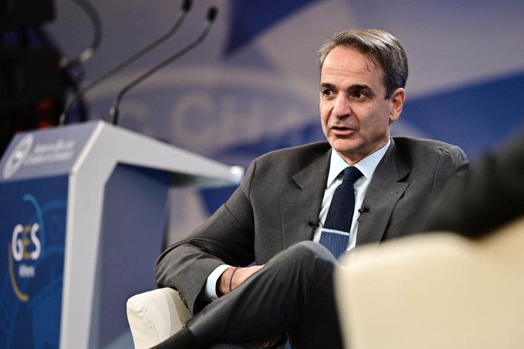 PM Mitsotakis on ‘Woke Agenda,’ U.S., Greek Politics at Athens Event