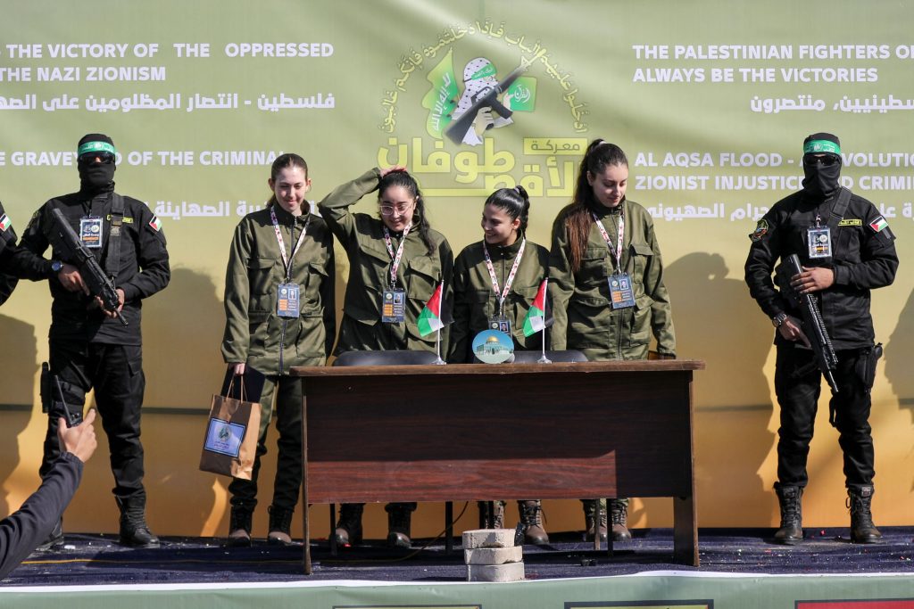 Four Israeli Hostages Released Saturday in Ongoing Ceasefire Deal Rollout