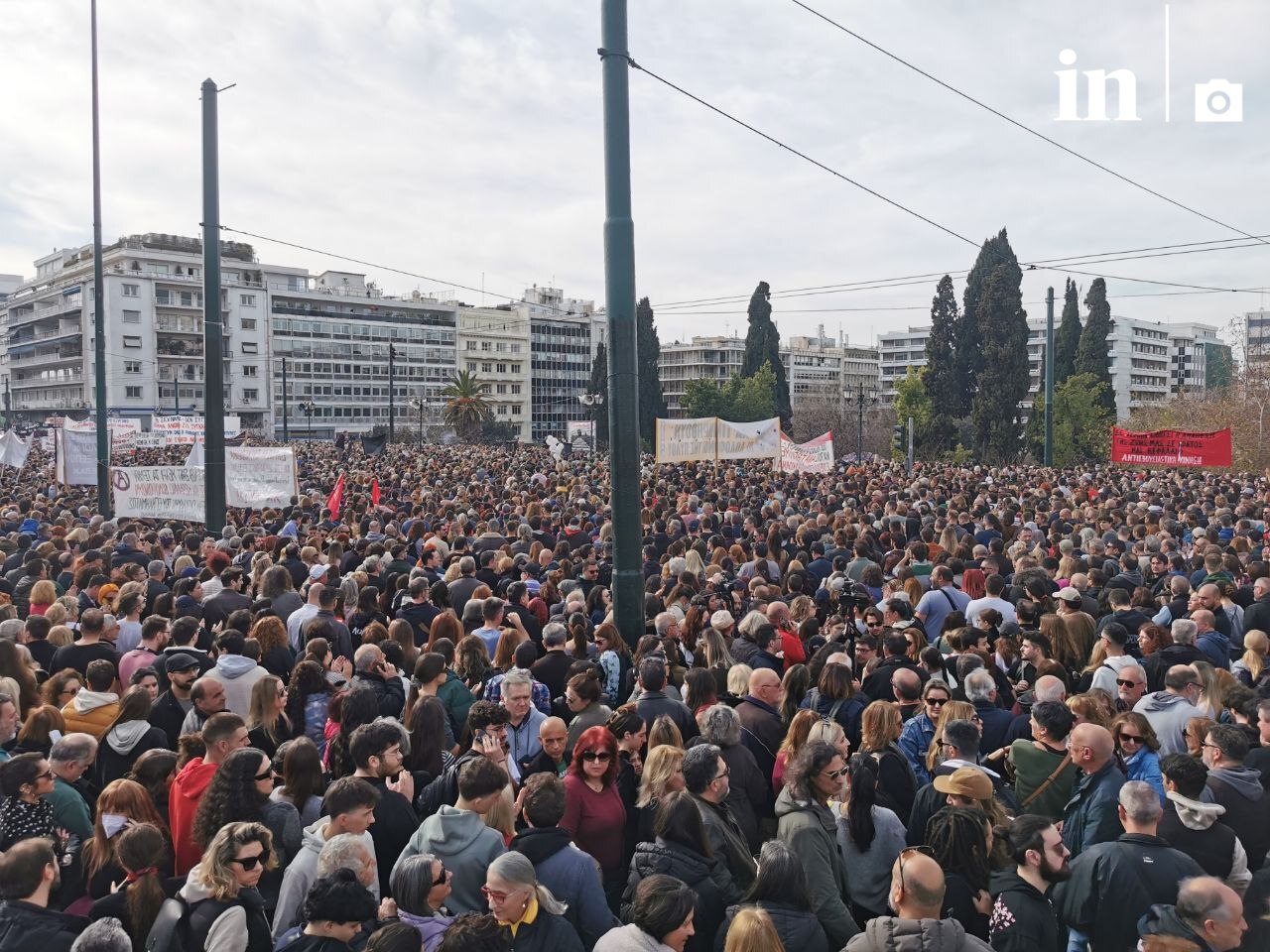 Thousands Demand Justice in Tempi Protests Across Greece (videos-photos)
