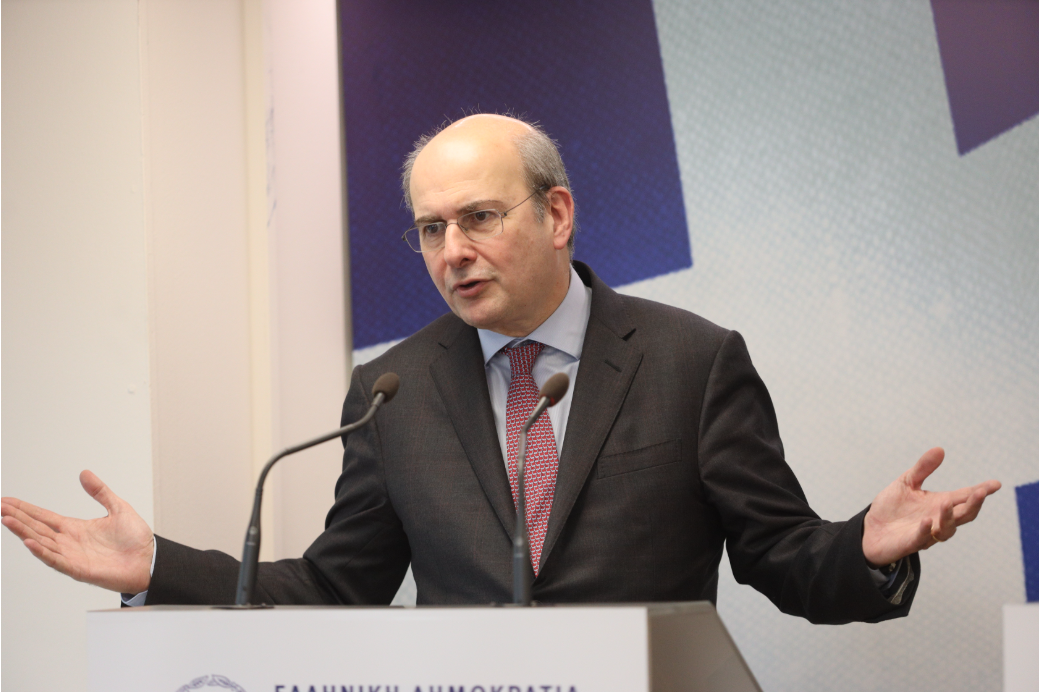 Greek Finance Minister Presents Measures to Tackle Private Debt