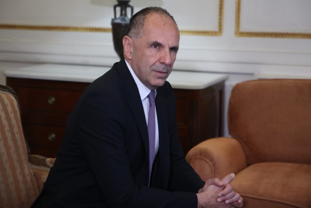 Greek FM Gerapetritis Meets with Turkish Counterpart Fidan in Antalya