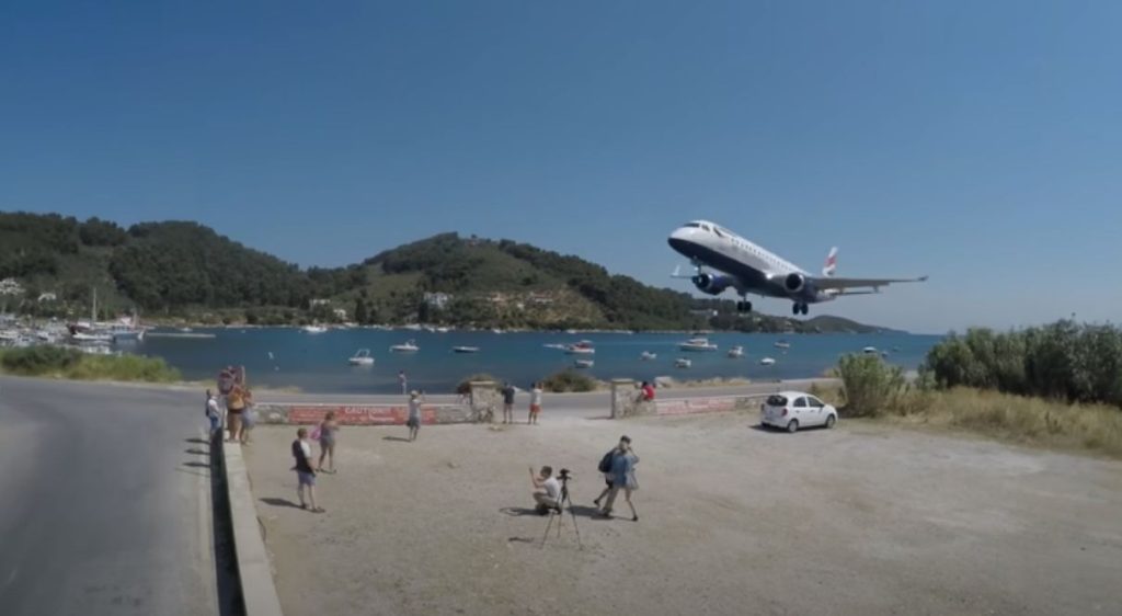 Two Tourists Injured by Jet Blast at Skiathos Airport