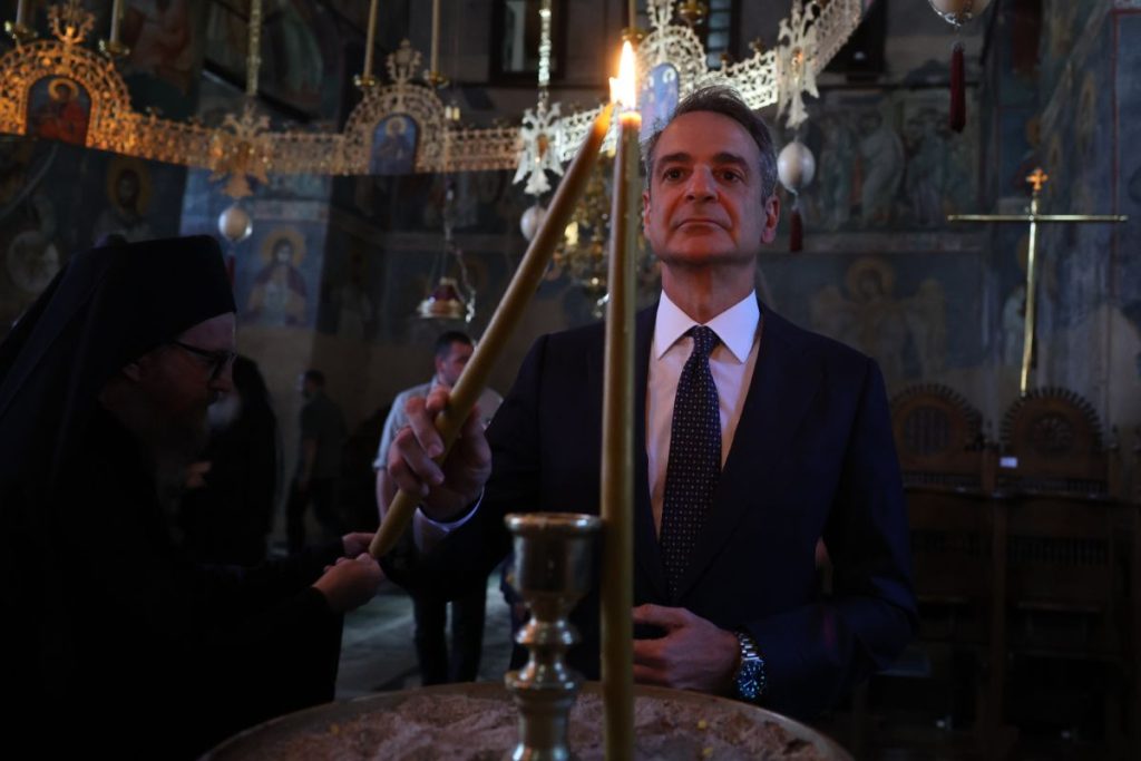 PM Mitsotakis Pledges €100M for Mount Athos During Two-Day Visit