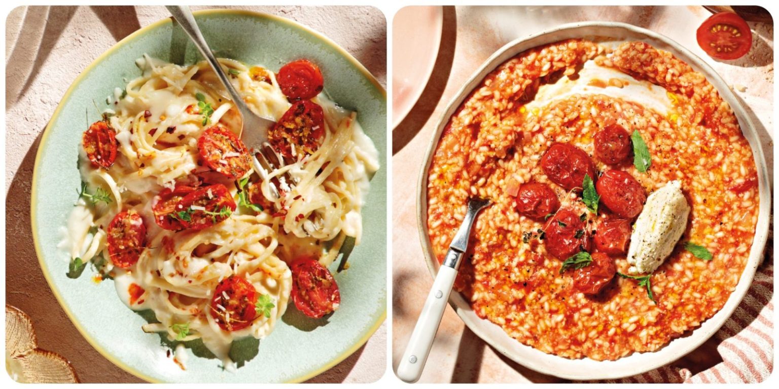 Pasta or Risotto? Two Tomato-Laden Summer Comfort Dishes