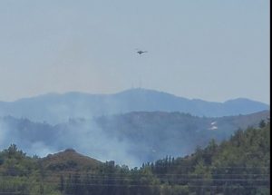Rhodes: Wildfire Some 7km From ‘Valley of Butterflies’