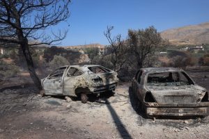 SE Attica Wildfire Leaves Widespread Destruction