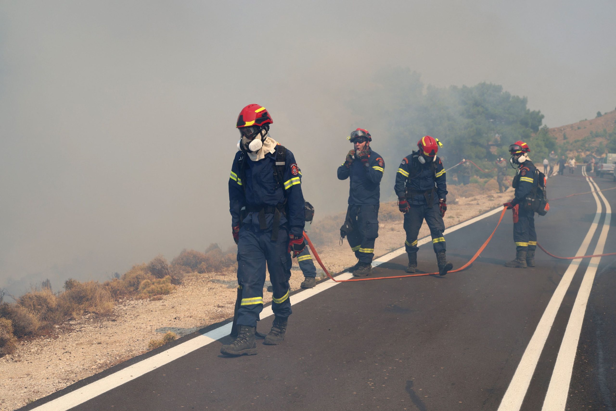 Extreme Wildfire Risk in Greece on Thursday