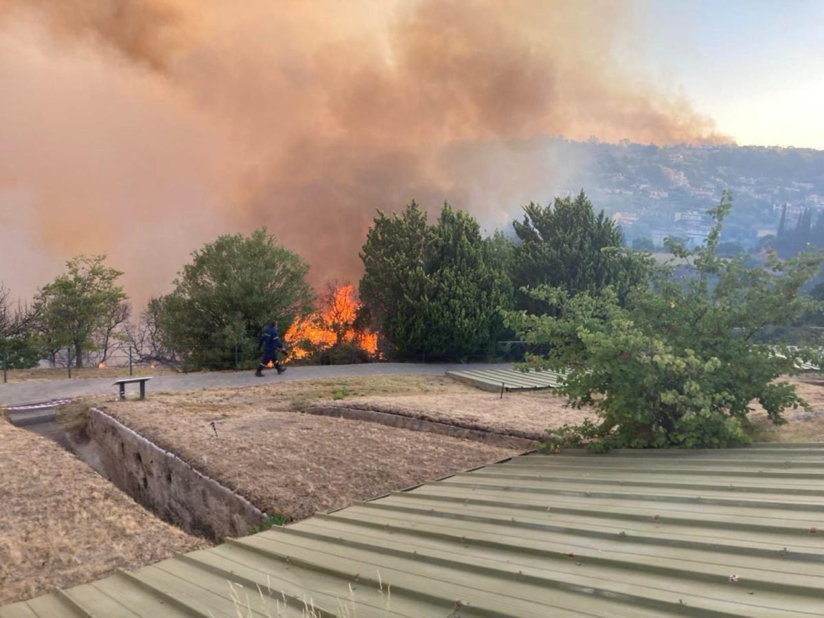 Wildfire Causes Limited Damage at Voudeni Archaeological Site