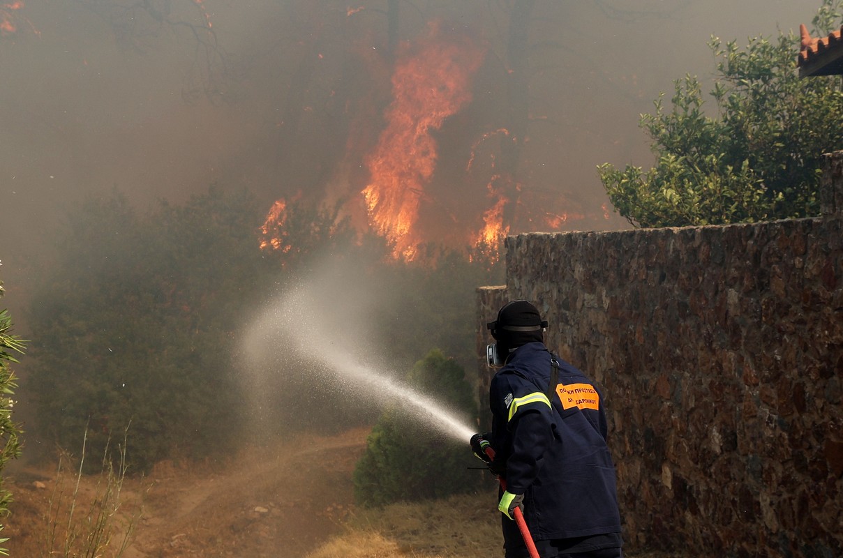 Greece Issues High Wildfire Risk Alert for Saturday