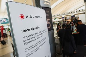 Air Canada Flight Attendants Strike, Grounding Hundreds of Flights