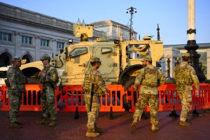 More National Guard Soldiers Head to D.C. and Prepare to Carry Weapons