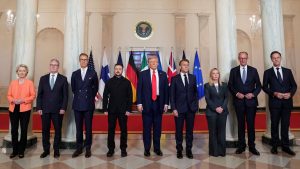 Trump-Zelensky Meeting: US President, European Leaders Strike Upbeat Tone as Talks Continue