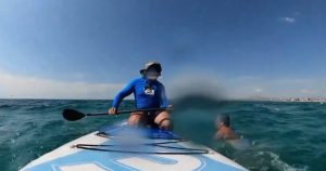 Father and Children Rescued from Strong Sea Currents in Greece