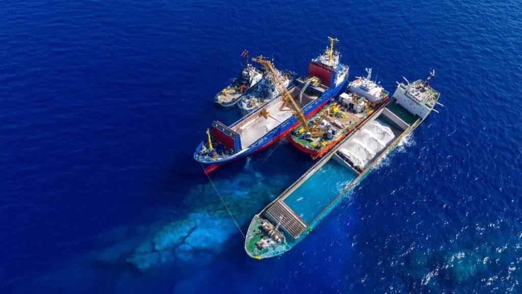 MN Kostas: Half-Sunken Cargo Ship off Crete to be Removed