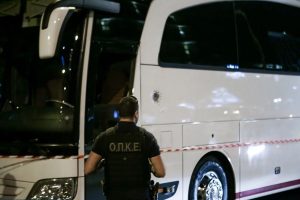 Minors Attack Tourist Bus in Thessaloniki, Three Injured