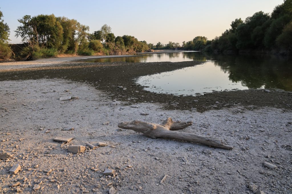 Thessaly drought Pineios dam