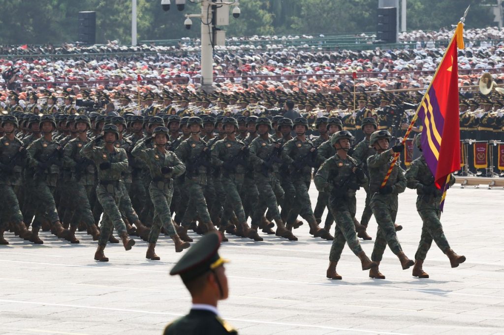 trump on china military parade