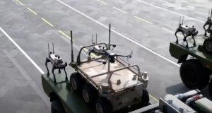 China Victory Day Parade – China Showcases Robotic ‘Wolf’ (vid)