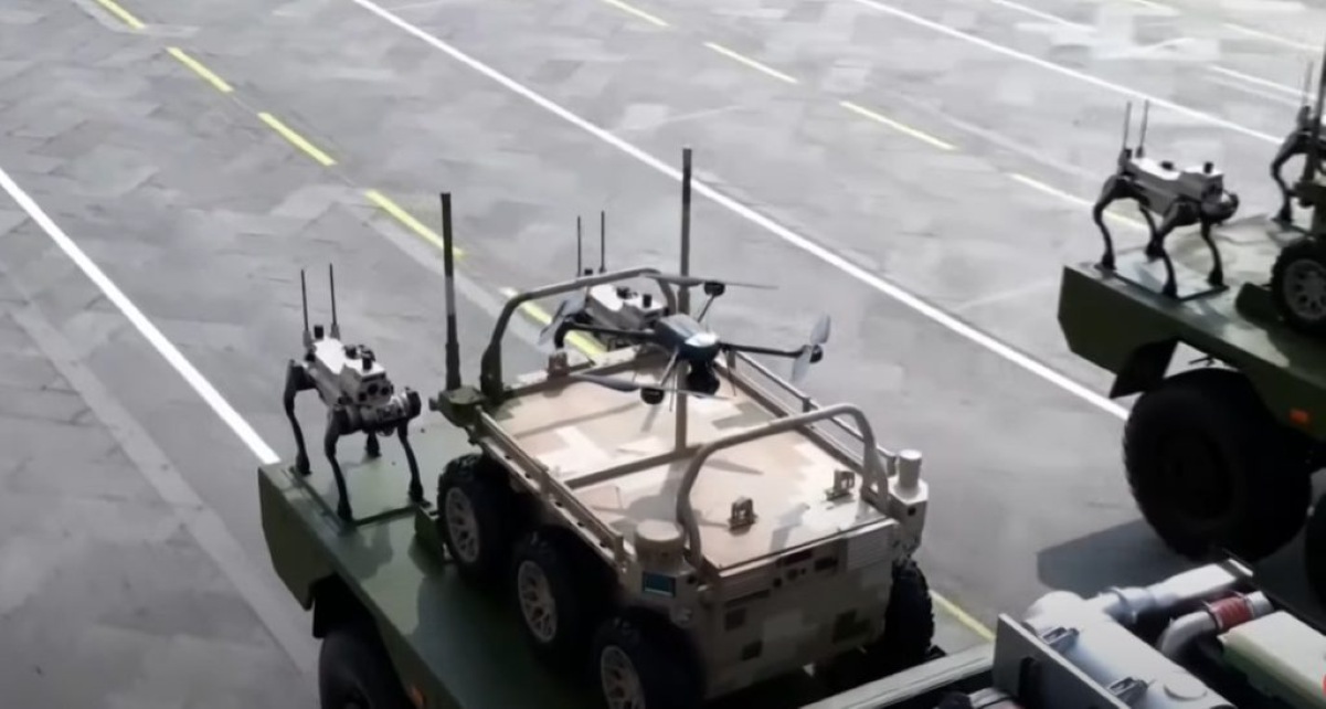 China Victory Day Parade – China Showcases Robotic ‘Wolf’ (vid)