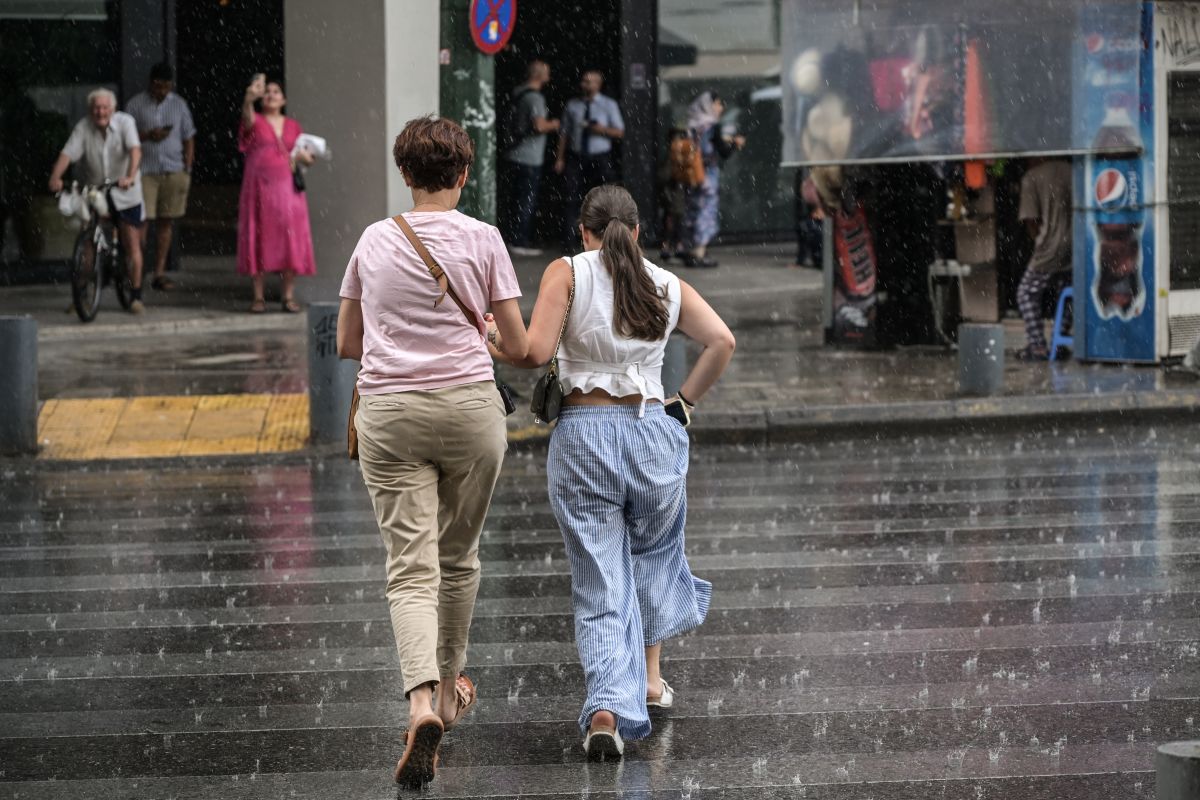 Rainy Monday in Greece Before Summer Weather Returns