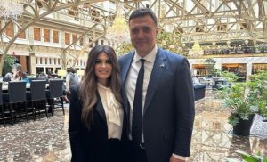 Kimberly Guilfoyle Meets With Greek Min. Kikilias in Washington