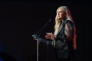 Erika Kirk, Who Helped Build a Movement at Her Husband’s Side, Takes Center Stage