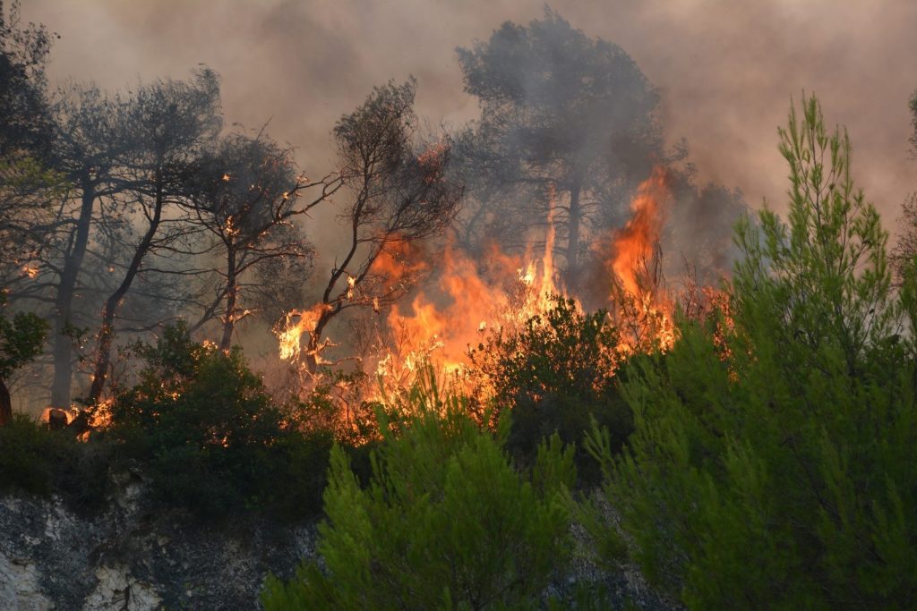 Wildfire Reported Near Porto Heli Resort