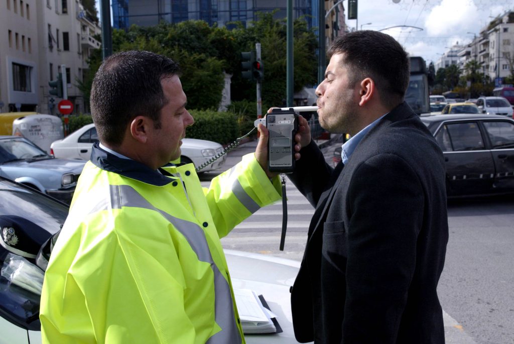 Greek Police Crack Down on Drunk Driving, Speeding