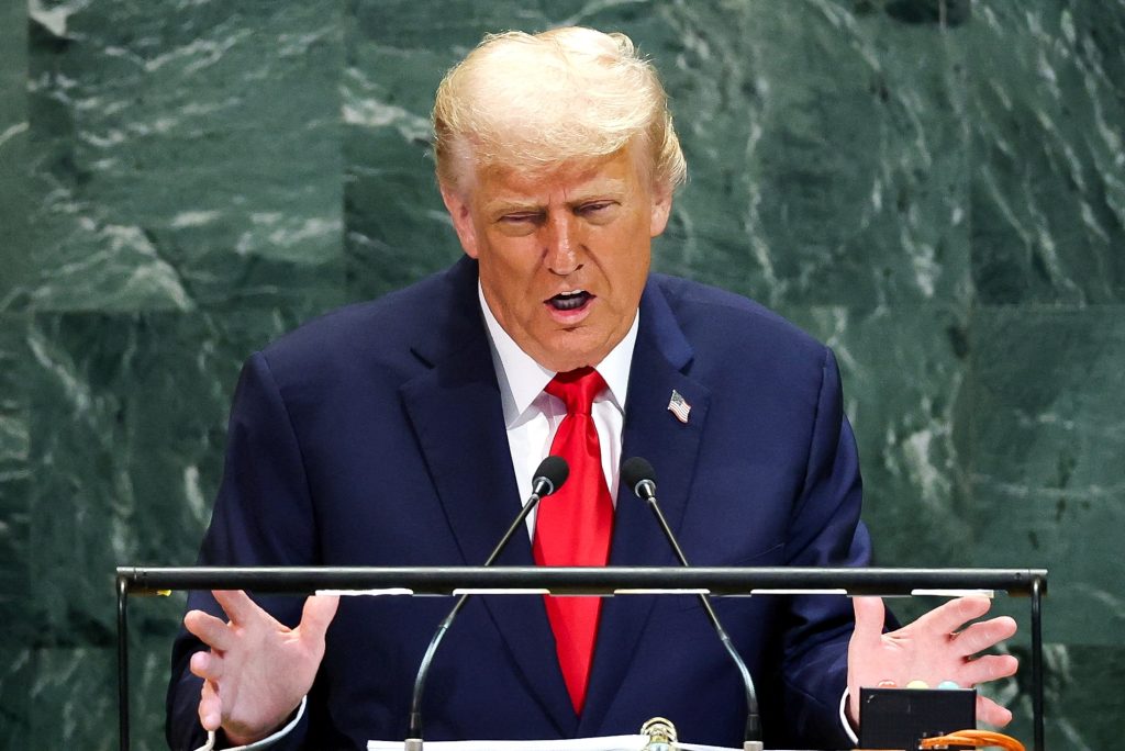 Trump Addresses UN General Assembly as US faces global push for Palestinian statehood