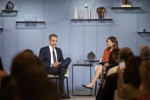 Wide-Ranging Mitsotakis Interview to WSJ Touches on Economy, Ties With Turkey, Trump (Vid)