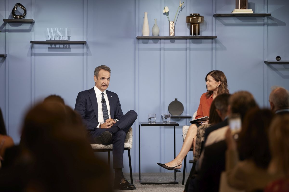 Wide-Ranging Mitsotakis Interview to WSJ Touches on Economy, Ties With Turkey, Trump (Vid)