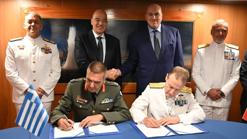 2+2 Frigate Deal Signed by Greek DM in Italy